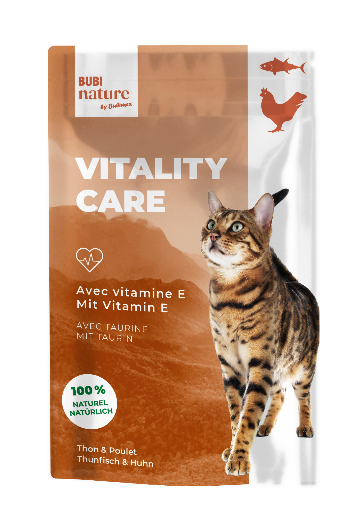 Katzenfutter Bubi Nature, Beutel