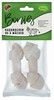 Weie Kauknochen geknotet 11 cm, 2 Stck
