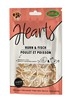 Chicken Hearts mit Fisch, 100 g