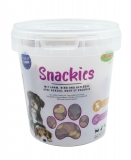 Snackies , Mini Herzen, verschiedene Sorten Hundeleckerlies im Eimer 500 g