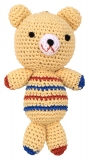Teddybr, handgehkelt, 12,5 cm