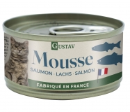 Gustav Mousse Lachs fr Katzen, 85 g
