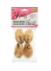 Kauschuhe mini mit Huhn 4 Stck