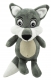 Plschspielzeug, Wolf, 15-19 cm