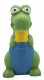 Krokodil aus Latex, 15 cm